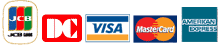 NWbgJ[h@-JCB / DC / VISA / MasterCard / AMEX-
